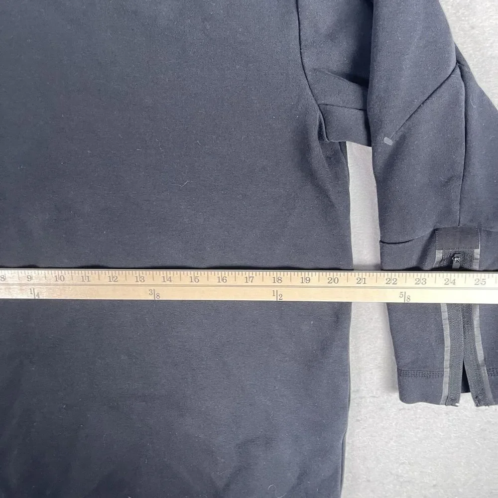 Nike Crew Neck Pull Over Sweater 3/4 Sleeve Men‎ Small Black